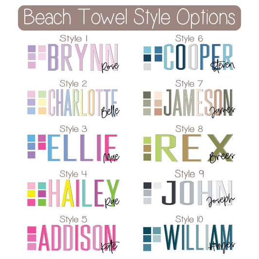 Custom Beach towel