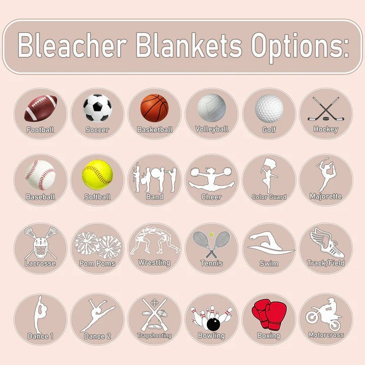 Custom Bleacher Blanket